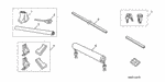 8L07SX010014 - Accessory Components: LOCK &amp; KEY, SINGLE for Honda Image