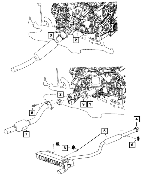 Exhaust System for 2010 Jeep Patriot #3
