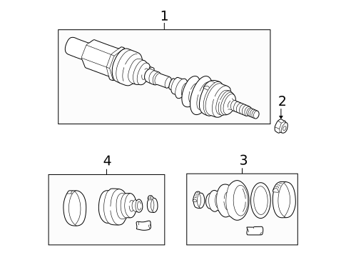 Drive Axles for 2001 Chrysler 300M #0