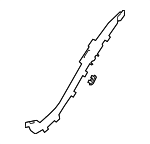 2576908102 - Body: Lower Quarter Trim for Mercedes-Benz Image