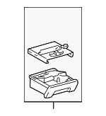 7410260111 - Body: Ashtray for Toyota Image