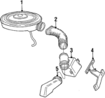 22518475 - Engine: Resonator Bracket for Buick: Century | Chevrolet: Celebrity | Oldsmobile: Cutlass Ciera | Pontiac: 6000 Image