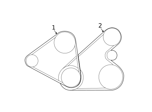 Belts & Pulleys for 2001 Hyundai Sonata #0