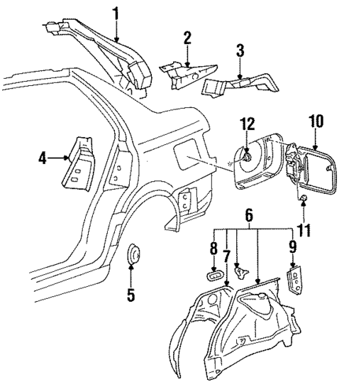 Inner Components for 1995 Volkswagen Jetta #0