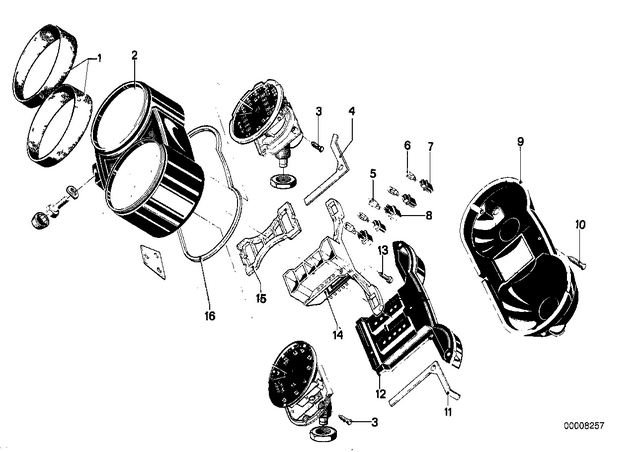 62111356676 - Instruments: Supporting Ring -  for BMW-Motorrad Image