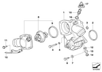 11510393337 - Engine: Coolant Pump, Mechanical for BMW Image