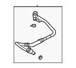 LR175459 - Engine: Oil Return Tube for Land-Rover Image