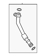 LR175458 - Engine: Oil Inlet Tube for Land Rover: Defender 110, Defender 130, Defender 90, Discovery, Range Rover, Range Rover Sport, Range Rover Velar Image