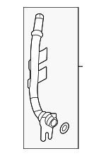 LR183052 - Engine: Water Outlet Connector for Land Rover: Defender 110, Defender 130, Defender 90, Discovery, Range Rover, Range Rover Sport, Range Rover Velar Image