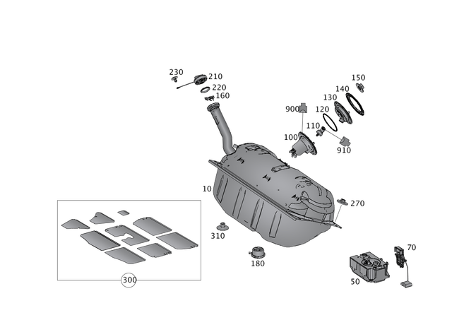 2464700029 - Fuel System: Guide Funnel, Filler Neck for Mercedes-Benz: CLA250, GLA250, SL400, SL450, SL550, SL63 AMG, SL65 AMG, SLC300, SLC43 AMG, SLK250, SLK300, SLK350, SLK55 AMG Image image