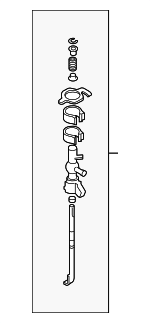 8J0711112B - Body: Shift Lever for Audi: TT, TT Quattro, TT RS Quattro, TTS Quattro Image