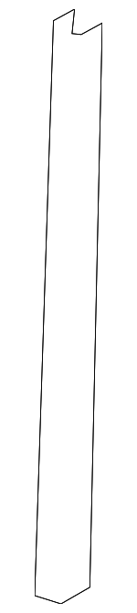 LC43508W7A00 - Body: Front Molding for Mazda: MPV Image