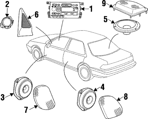 Sound System for 2001 Cadillac Catera #0