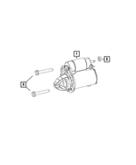 6102225AA - Electrical: Hex Head Screw And Washer for Chrysler: 200, 300, Pacifica, Town &amp; Country | Dodge: Avenger, Challenger, Charger, Durango, Grand Caravan, Journey, Ram 1500 | Jeep: Grand Cherokee, Grand Cherokee WK, Wrangler | Ram: C/V Image