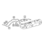 68013494AA - Fuel: Fuel Supply Tube for Mopar Image