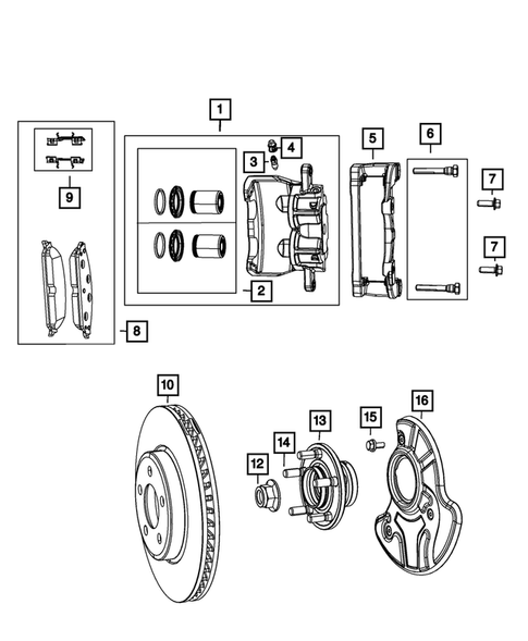Front Brakes for 2021 Dodge Challenger #3