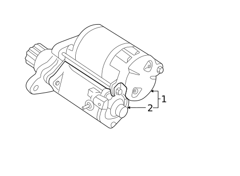 Starter for 2011 Toyota Camry #1