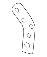 68580661AB - : Fascia To Fender Bracket, Left for Mopar Image