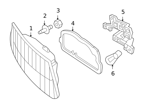 Tail Lamps for 2008 Porsche Cayman #0