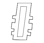 8K0819422 - HVAC: Holder for Audi: A4, A4 Quattro, A5, A5 Quattro, allroad, Q5, RS5, S4, S5, SQ5 Image