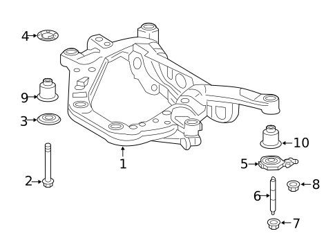 Suspension Mounting for 2022 Toyota RAV4 #1