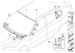 51317250403 - : Drip Molding, Left for BMW Image
