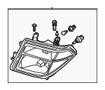 E6060ZL40JNW - Electrical: Value Advantageâ„¢ HEADLAMP ASSY -LH for Nissan: Frontier Image