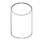 554543B000 - : 2001-2006 Hyundai Santa Fe - Suspension Cross-Member Bushing for Hyundai: Santa Fe Image