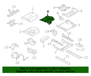 2017-2025 Volvo Seat Cushion Heater 32367581 | OEM Parts Online