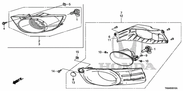 Foglight for 2012 Honda Fit #0