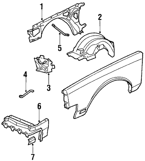 Inner Components for 1985 Buick Riviera #1
