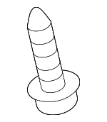 N91090701 - Body: Wheel Opening Molding Screw for Volkswagen Image