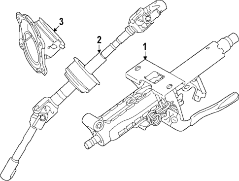 Steering Column Assembly for 2024 Subaru Solterra #0