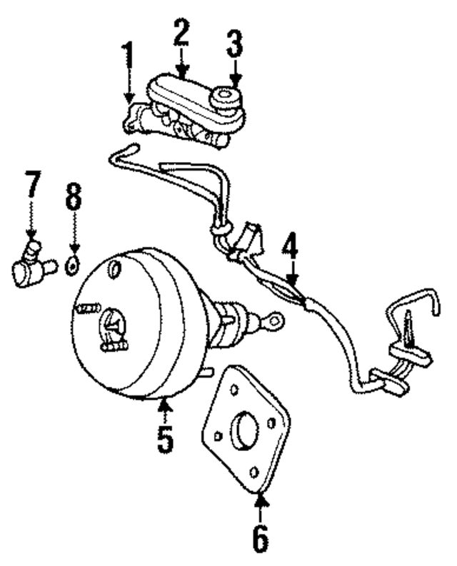 4721321 - Body: Master Cylinder for Mopar Image