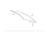 2186701800 - Windows: Rear Window for Mercedes-Benz Image