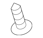 90107TLAA00 - Body: Lock Assembly Screw for Honda: Civic, CR-V, HR-V, Odyssey, Passport, Pilot Image