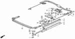 70363SM4003 - Interior/Bumper: SLIDER, R. LINK for Acura Image