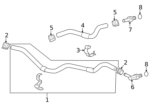 Trans Oil Cooler for 2011 Toyota Sienna #0