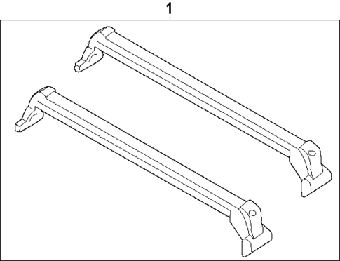 Exterior Trim - Roof for 2025 Volkswagen ID. Buzz #0