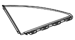 2956701600 - Body: Quarter Glass for Mercedes-Benz Image