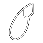 6L121043F - Cooling System: Water Pump Gasket for Audi: A3, A3 Quattro, A4, A4 allroad, A4 Quattro, A5 Quattro, A5 Sportback, A6 Quattro, A7 Sportback, Q3, Q5, Q5 PHEV, Q5 Sportback, Q7, S3, TT Quattro, TTS Quattro Image