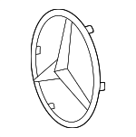 1678172000 - Accessories: Grille Emblem for Mercedes-Benz Image