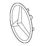 1678172000 - Accessories: Grille Emblem for Mercedes-Benz Image