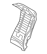 52108234341 - Body: Seat Back Frame for BMW: 323Ci, 323i, 325Ci, 325i, 325xi, 328Ci, 328i, 330Ci, 330i, 330xi, 645Ci, 650i, M3, M6, X3, X5 Image