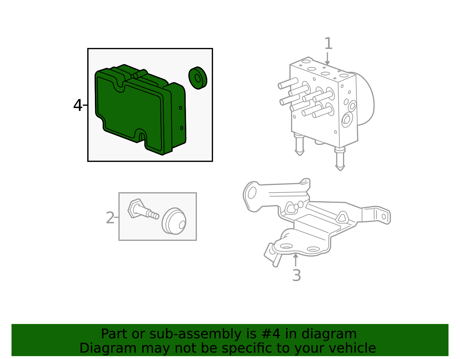 2009-2010 GM Electronic Brake Control Module with 12 Seals 19178838 ...