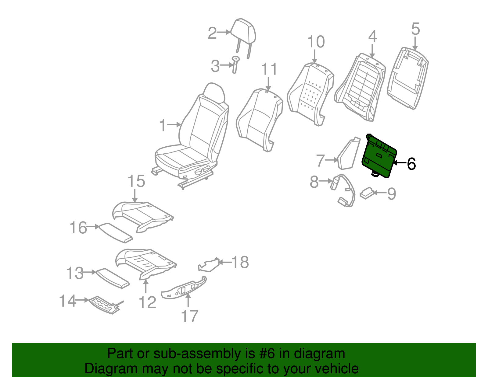 Lumbar Support - BMW (52-10-7-140-555)