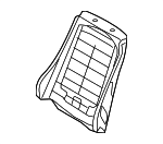 52106982919 - Body: Seat Back Frame for BMW: 1 Series M, 128i, 135i, 135is, 325i, 325xi, 328i, 328i xDrive, 328xi, 330i, 330xi, 335d, 335i, 335i xDrive, 335is, 335xi, M3, X1, X3, X4 Image