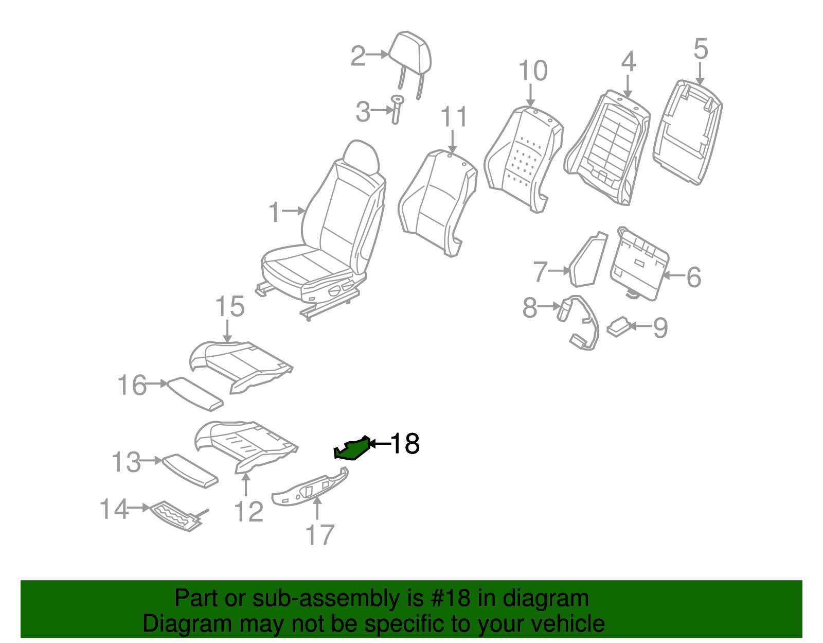 Seat Belt Guide - BMW (52-10-7-157-409)
