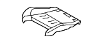 52107118410 - Body: Seat Cushion Pad for BMW: 325i, 325xi, 328i, 328i xDrive, 328xi, 330i, 330xi, 335d, 335i, 335i xDrive, 335xi, M3, X1 Image