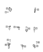 68217702AD - Electrical: Fluid Temperature Sensor for Mopar Image